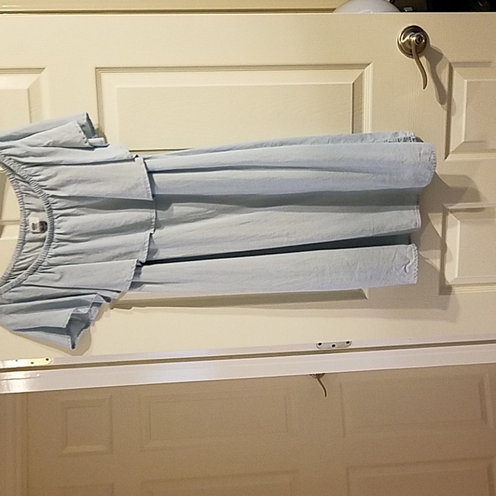 old navy light denim dress